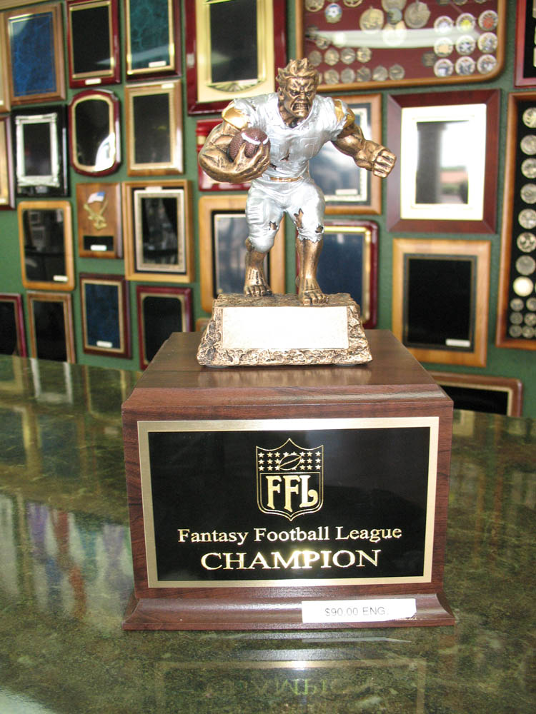 9.75 Tall Fantasy Football Trophy - Fantasy Trophy Store