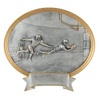 Oval Football Shield Resin