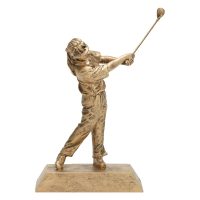 7.75" Female Resin Golf Trophy