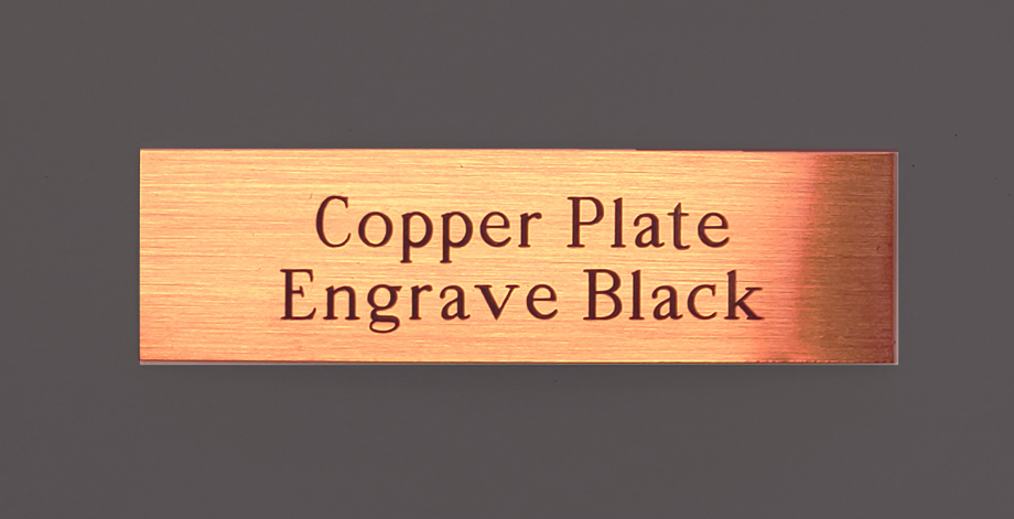 Copper Plate with Black Engraving individual plates for Fantasy Trophies -  Best Trophies and Awards
