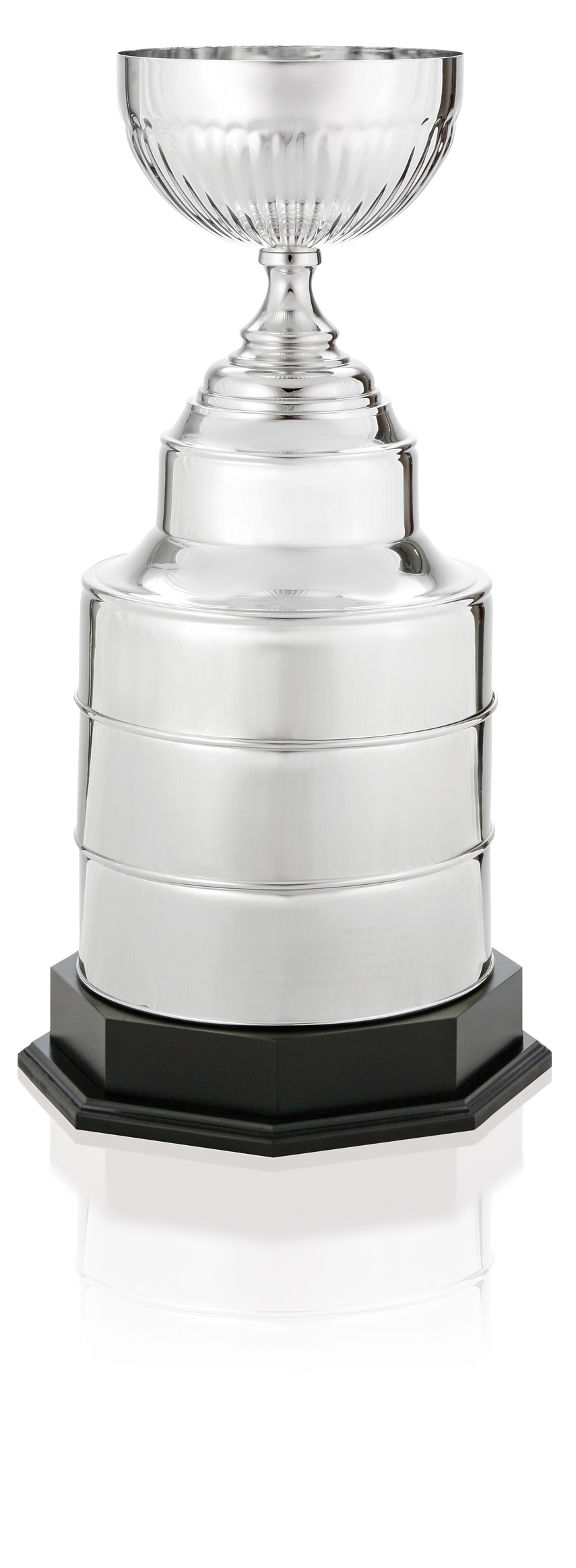 Stanley Cup Style Cup on a Black Solid Wood Base - Best Trophies