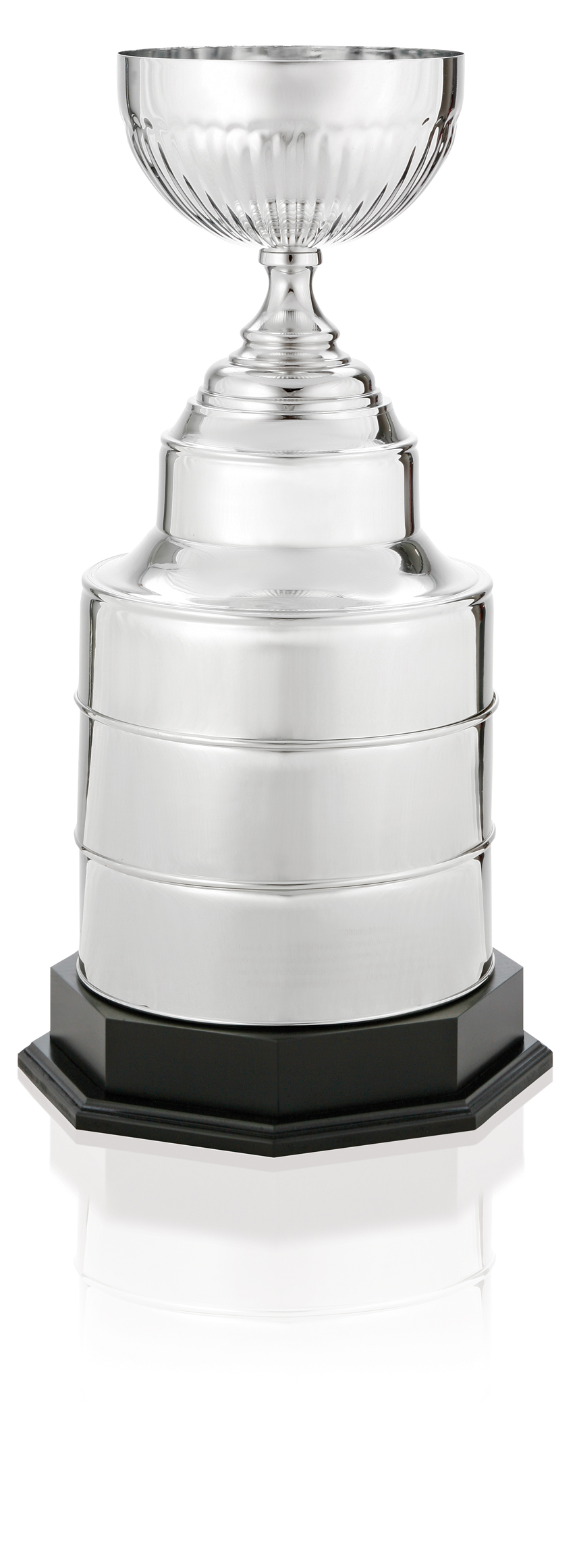 Stanley Cup Style Cup on a Black Solid Wood Base - Best Trophies and Awards