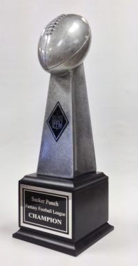 13.25" Tall Lombardi Style Football