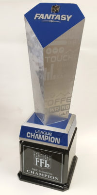 24.5" NFL Fantasy Football Perpetual Champion Tower